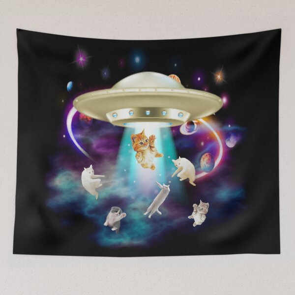 Item preview, Funny Kitty UFO designed and sold by Paula Helit.