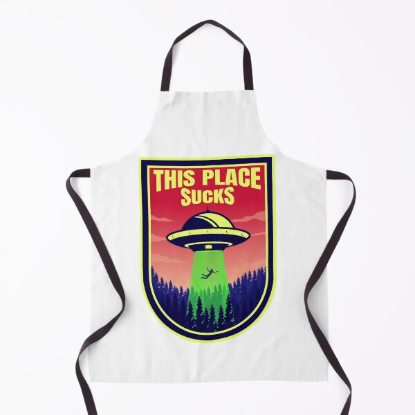 Item preview, This Place Sucks UFO designed and sold by Vendetta-art.
