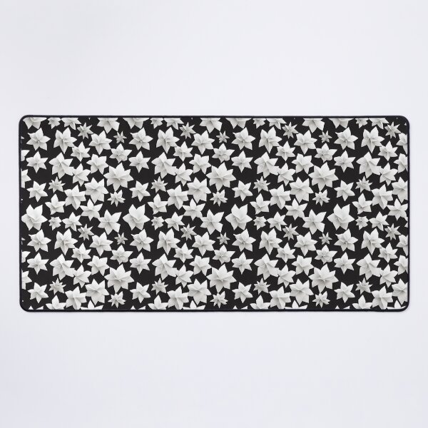 Item preview, Black and White Paper Flowers - Seamless Pattern designed and sold by Chubuter.