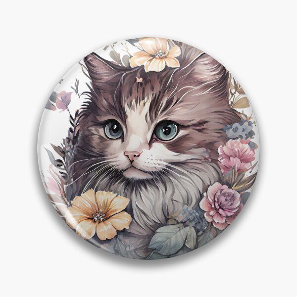 Item preview, Floral Cat designed and sold by DianaaBoutique.