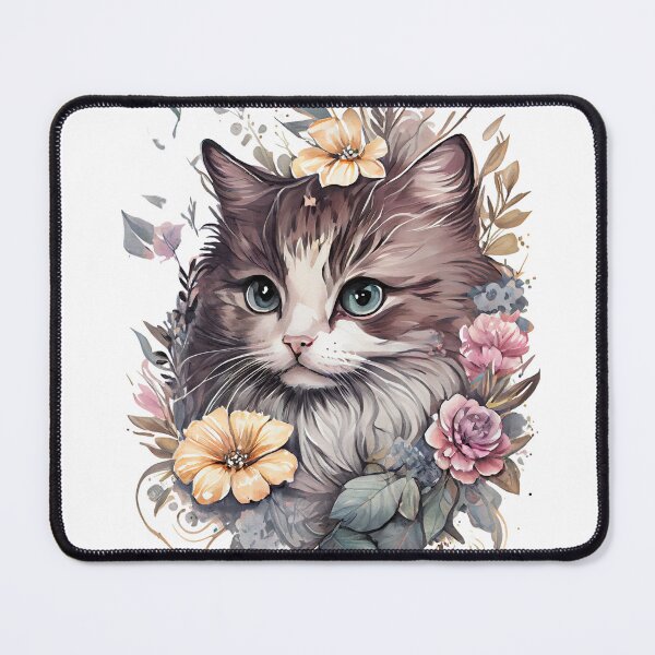 Item preview, Floral Cat designed and sold by DianaaBoutique.