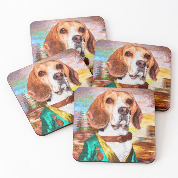 Item preview, Master Beagle Oil Painting Artwork Design designed and sold by unitydesigneu.