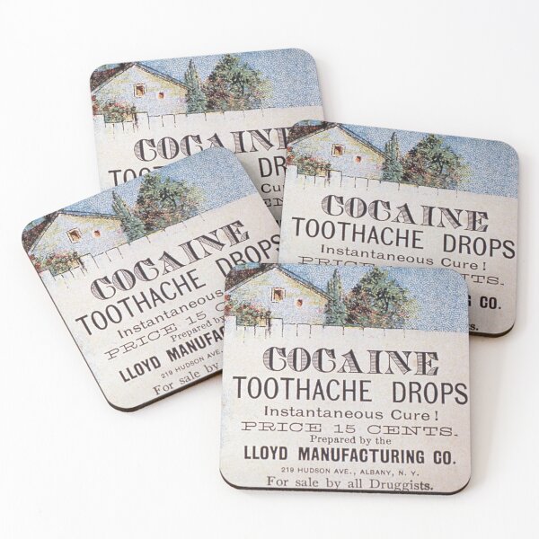 Item preview, Vintage Advertisement for Medicine with Cocaine, Toothache Drops designed and sold by ScienceSource.