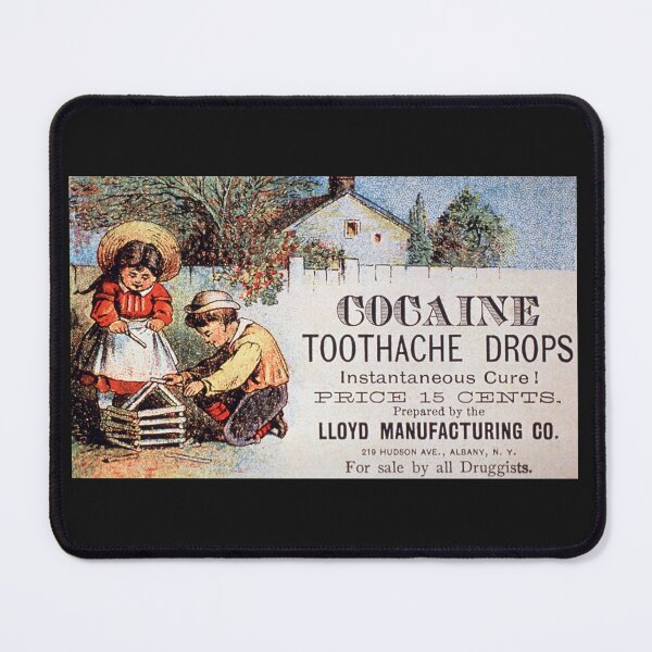 Item preview, Vintage Advertisement for Medicine with Cocaine, Toothache Drops designed and sold by ScienceSource.