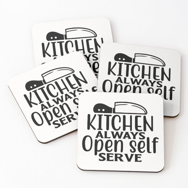 Item preview, Kitchen Always Open Self Serve -Funny Kitchen Signs Decor  designed and sold by AppareIIndustry.