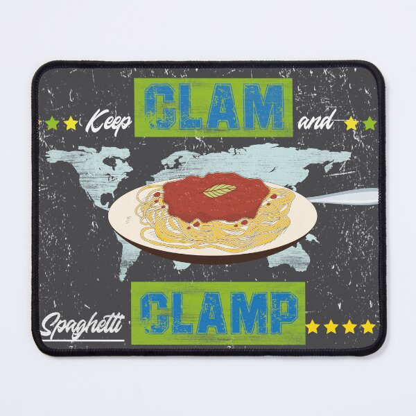 Item preview, keep calm and spaghetti clamp, Premium T-shirt designed and sold by Ghashid.