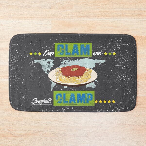 Item preview, keep calm and spaghetti clamp, Premium T-shirt designed and sold by Ghashid.