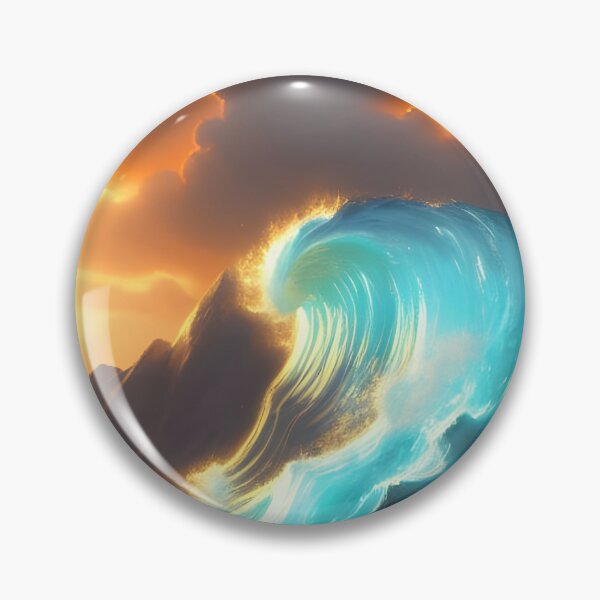 Item preview, Agitated waves generated by artificial intelligence. designed and sold by megadrina.
