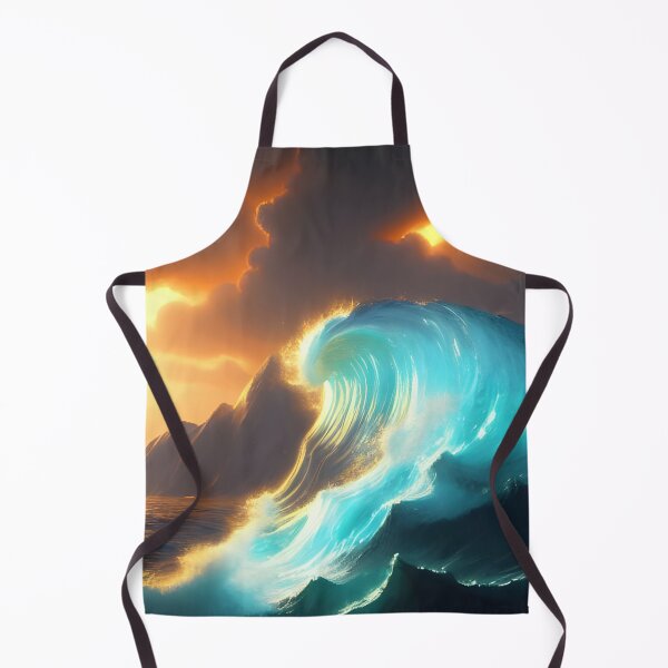 Item preview, Agitated waves generated by artificial intelligence. designed and sold by megadrina.