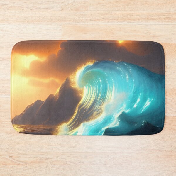 Item preview, Agitated waves generated by artificial intelligence. designed and sold by megadrina.
