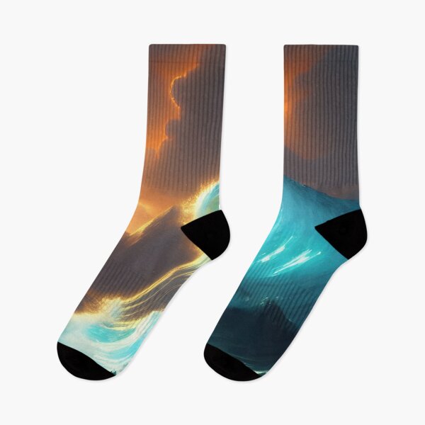 Item preview, Agitated waves generated by artificial intelligence. designed and sold by megadrina.