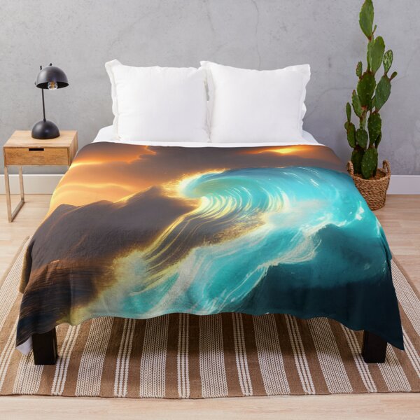 Item preview, Agitated waves generated by artificial intelligence. designed and sold by megadrina.