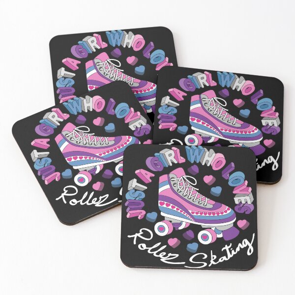 Item preview, Just A Girl Who Loves Roller Skating designed and sold by Ayesha Saleem.