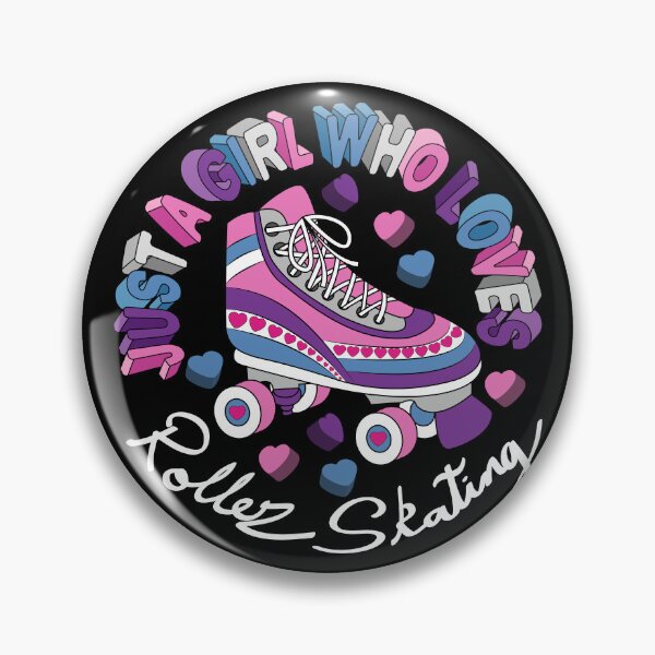 Item preview, Just A Girl Who Loves Roller Skating designed and sold by Ayesha Saleem.