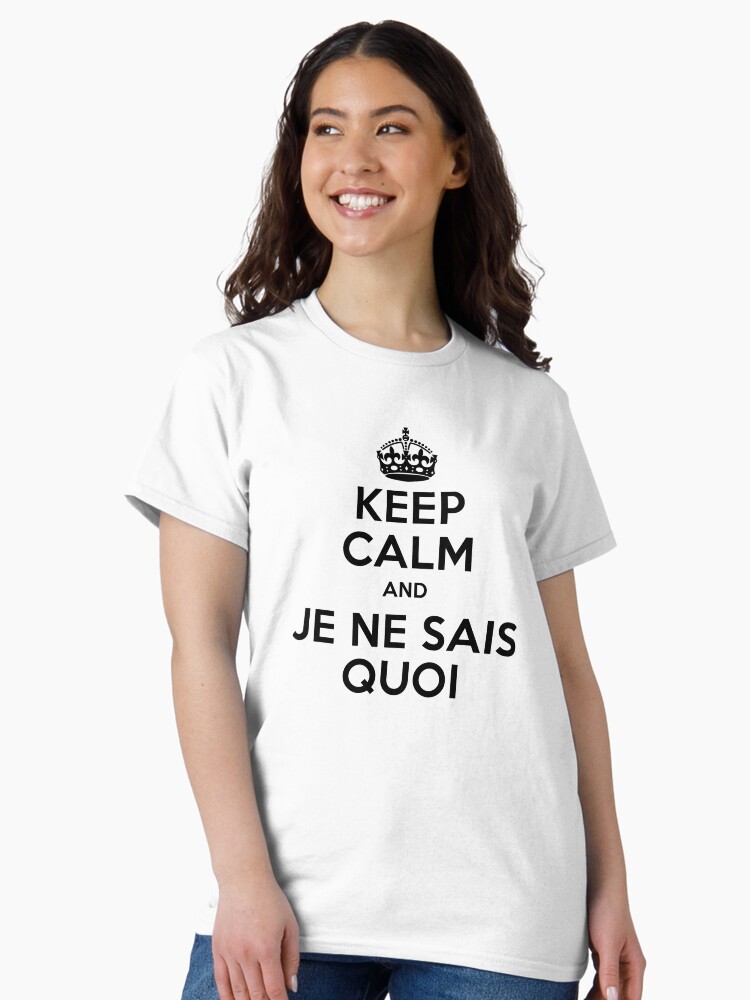 Thumbnail 1 of 7, Classic T-Shirt, Keep Calm and I do not know what designed and sold by oldtee.