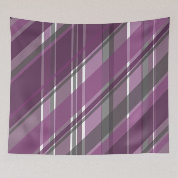 Item preview, Tartan - Diagonal Tartan - Violet designed and sold by Quooki.