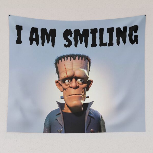 Item preview, Frankensteins Monster - I am smiling designed and sold by TheArtfulAI.