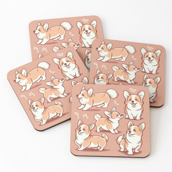 Item preview, Doodle Art Of Many Corgis - Corgi Dog Lovers designed and sold by EnzoVectorism.