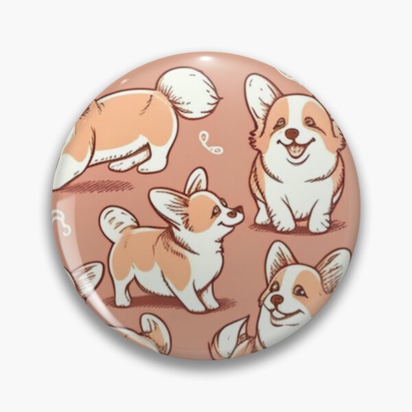 Item preview, Doodle Art Of Many Corgis - Corgi Dog Lovers designed and sold by EnzoVectorism.