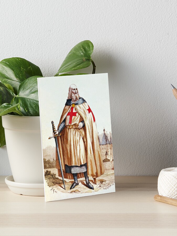 JACQUES DE MOLAY, KNIGHTS TEMPLAR GRAND MASTER Greeting Card for