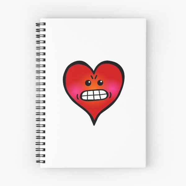 Item preview, Red Angry Love Heart Doodle designed and sold by Prawny.