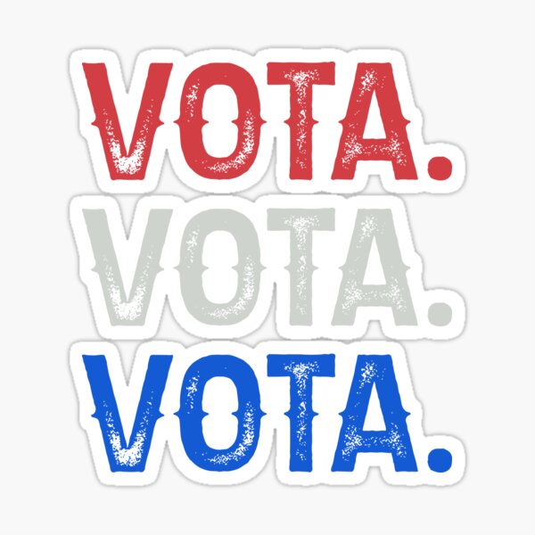 "Vota Retro Vintage Vote in Spanish Castellano" Sticker for Sale by ODMART Redbubble