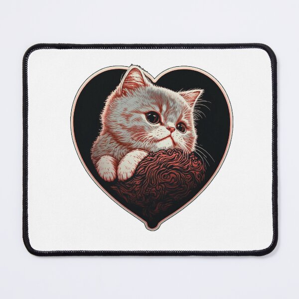 Item preview, Feline Love: Kitten Heart designed and sold by Quote-Zone.