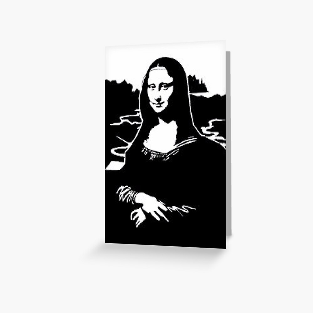 mona lisa stencil