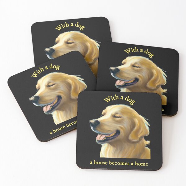 Item preview, With a Dog A House Becomes a Home designed and sold by Fentier.
