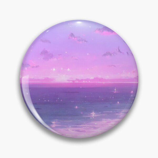 Item preview, Purple Sunset Beach Lo-Fi Anime designed and sold by trajeado14.
