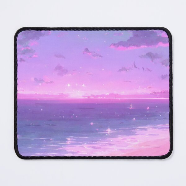 Item preview, Purple Sunset Beach Lo-Fi Anime designed and sold by trajeado14.