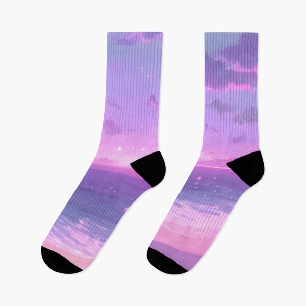 Item preview, Purple Sunset Beach Lo-Fi Anime designed and sold by trajeado14.