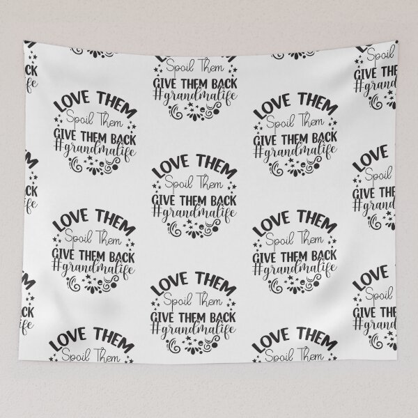 Item preview, Love Them Spoil Them Give Them Back designed and sold by HappyTeesCie Shop.
