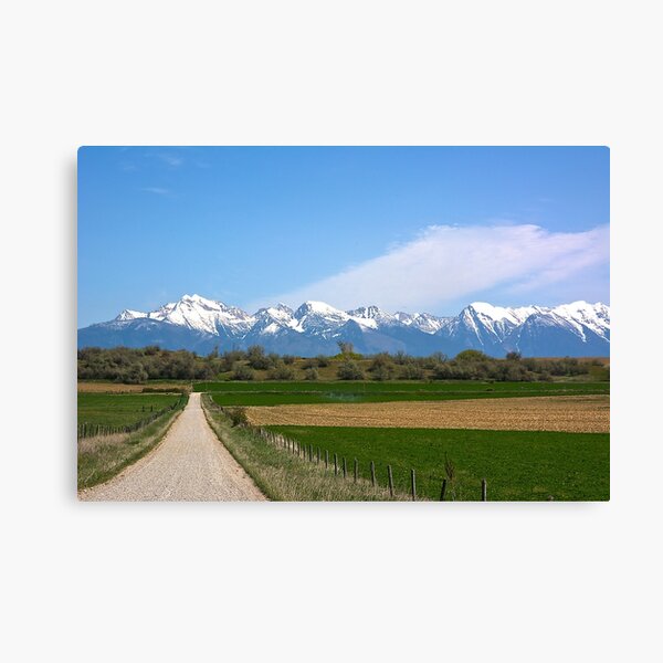 The Missions from Moiese Valley 2 Canvas Print