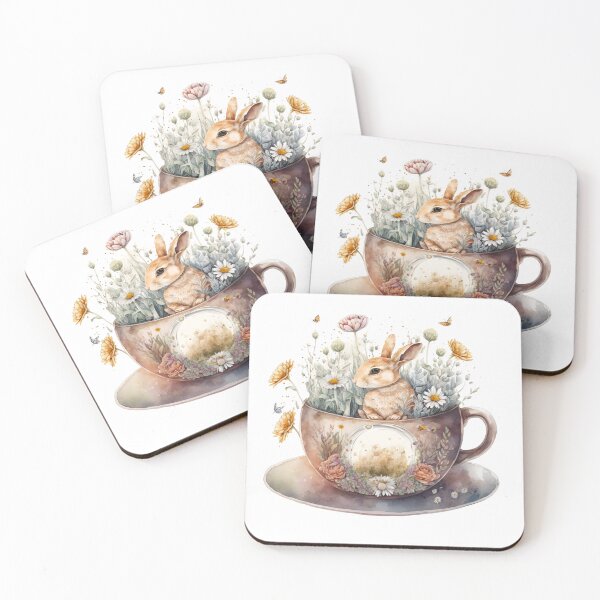 Item preview, Conejito de pascua en colores pastel | Conejo taza de té | Conejito de café | Café Conejo | Conejo de primavera | lindo conejo de sobrecarga | Conejo chino del Año Nuevo | Año del Conejo | año nuevo chino 2023 designed and sold by Synthetic-Intel.