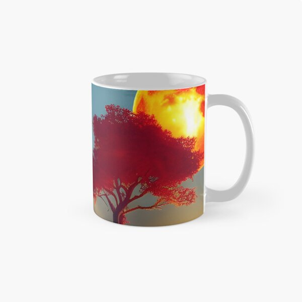 Item preview, Red tree in the sea generated by artificial intelligence designed and sold by megadrina.