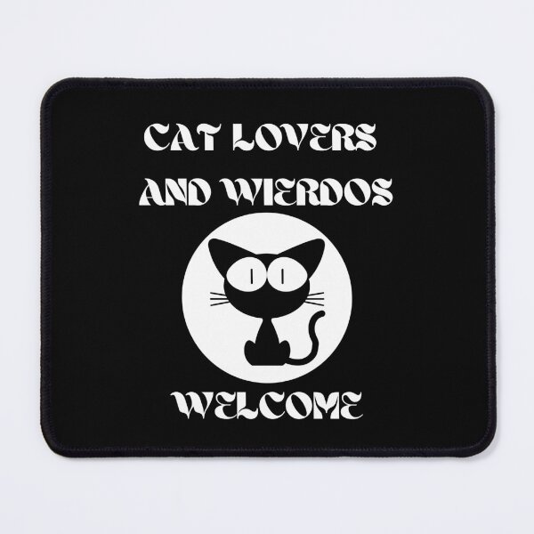 Item preview, Cat Lovers And Weirdos Welcome | Funny Signpost designed and sold by McThingummy.