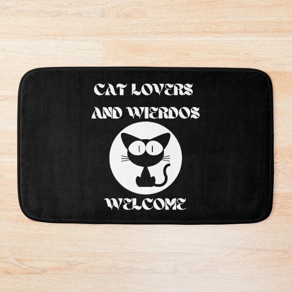 Item preview, Cat Lovers And Weirdos Welcome | Funny Signpost designed and sold by McThingummy.
