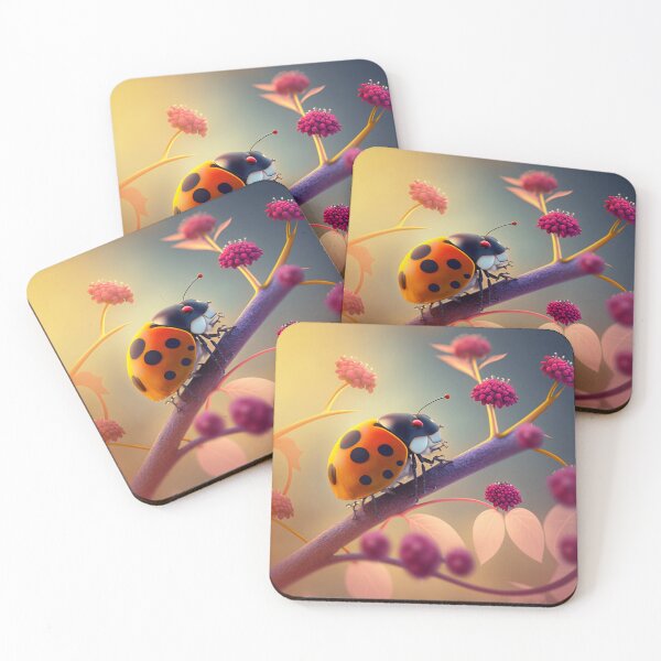 Item preview, Ladybug illustration, gift idea for children designed and sold by Crea79.
