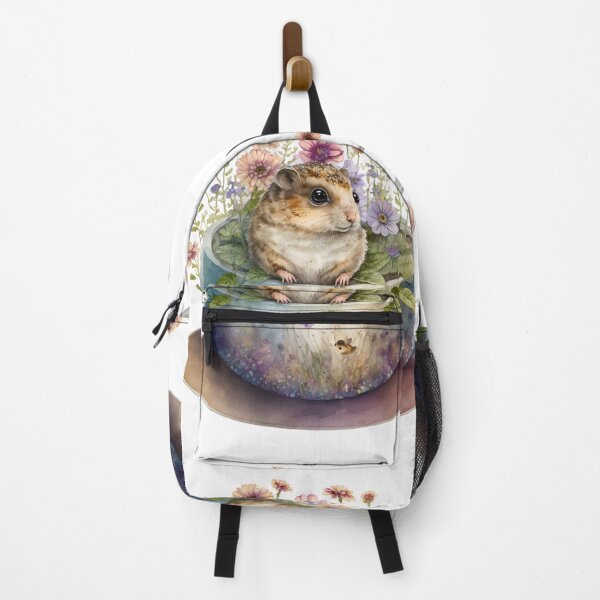 Artikelvorschau, Netter Teacup-Tierhamster mit Blumen #5 entworfen und verkauft von Synthetic-Intel.
