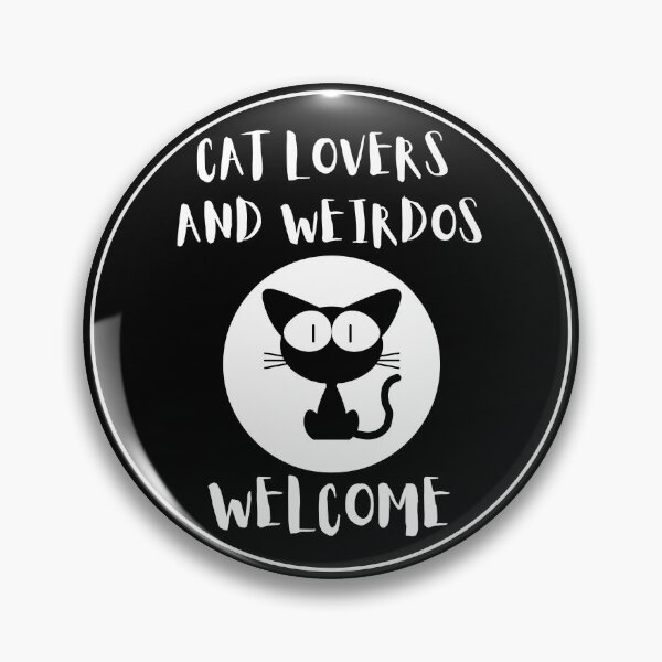 Item preview, Cat Lovers And Weirdos Welcome | Funny Signpost designed and sold by McThingummy.