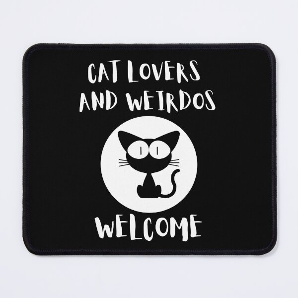 Item preview, Cat Lovers And Weirdos Welcome | Funny Signpost designed and sold by McThingummy.