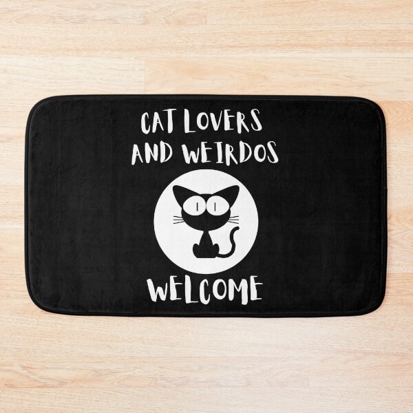 Item preview, Cat Lovers And Weirdos Welcome | Funny Signpost designed and sold by McThingummy.