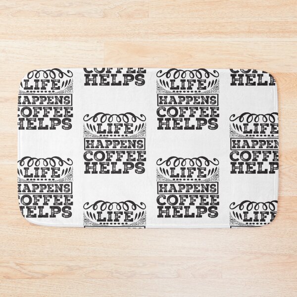 Item preview, Life Happens Coffee Helps designed and sold by HappyTeesCie Shop.