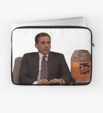 Michael Scott Cheesy Poofs Laptop Sleeve