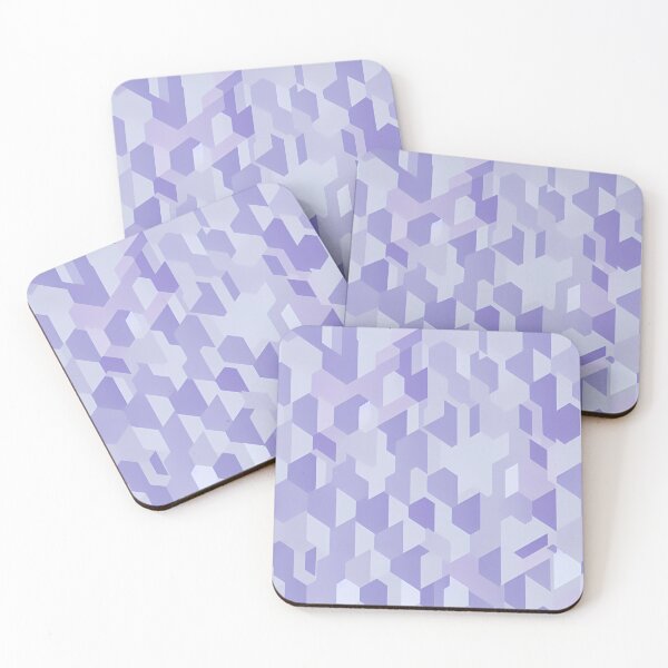 Item preview, Abstract Geometric Hexagonal Pattern - purple pastel scheme designed and sold by Artilize.