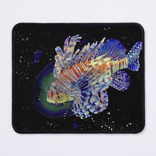 Item preview, lion Fish Watercolour Painting Art designed and sold by getlyart.
