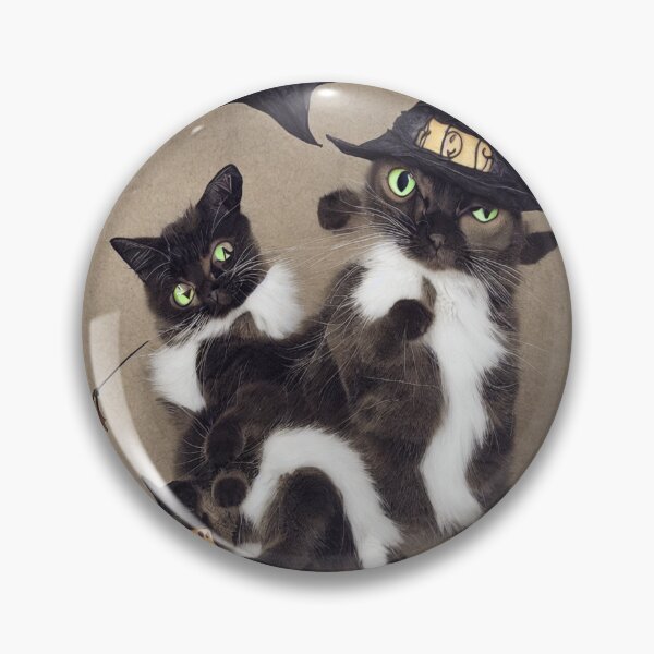 Item preview, Funny Aesthetic Cute Little Witchy Black Cat designed and sold by funnyhalloween.