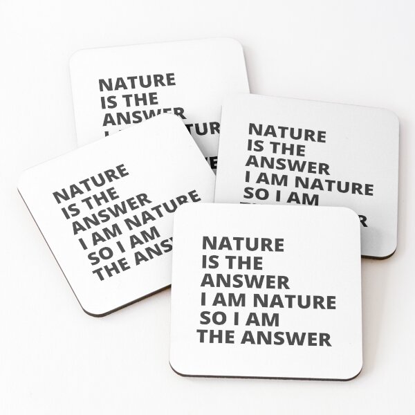 Item preview, Nature is the answer i am nature so i am the answer. designed and sold by Finds.