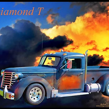 Artwork thumbnail, Diamond T Rides On by michaelasamples